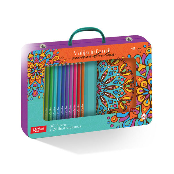 Imagen de Valija Infantil Mandalas Metal