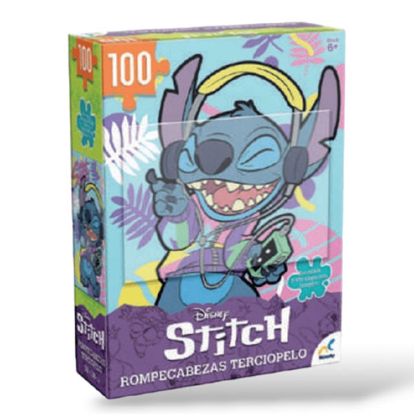 Imagen de Puzzle 100p. Terciopelo Stitch Jca-3096