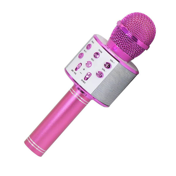 Imagen de Microfono con Parlantes y Luces Rosa