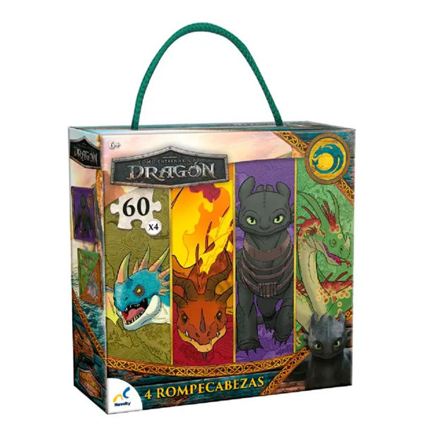 Imagen de Puzzle 4 En 1 Dragon