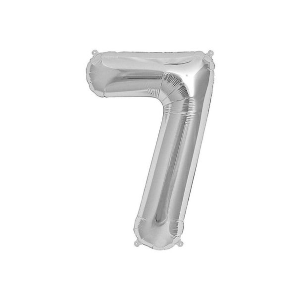 Imagen de Globo 16" Plateado Numero 7