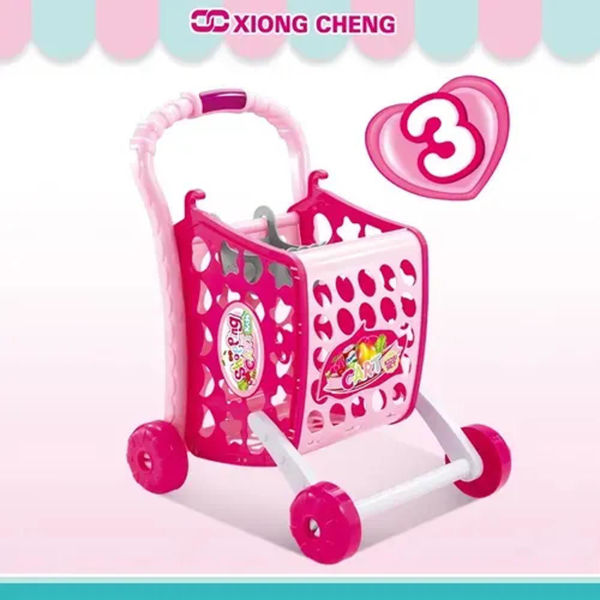 Imagen de Carro de Super Completo 3 En 1 (rosa)