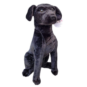 Imagen de Labrador Sentado Negro 53cm