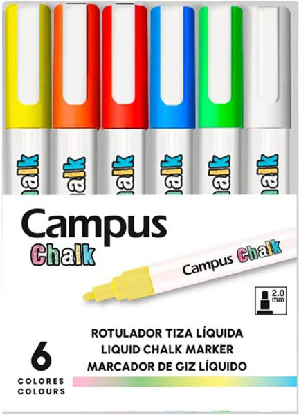 Imagen de Marcadores Chalk Campus X6