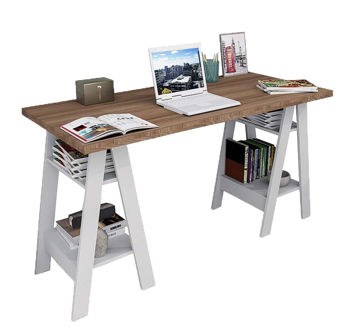 Imagen de Escritorio con 2 Caballetes