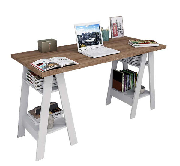 Imagen de Escritorio con 2 Caballetes