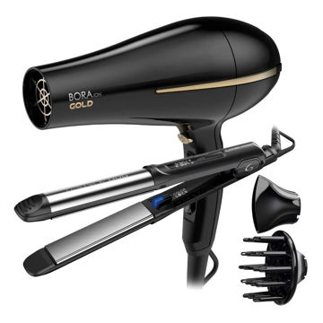 Imagen de Plancha G-style Duo + Secador Botra Glod