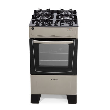 Imagen de Cocina a Gas c 690 Mesada Vid Titanium