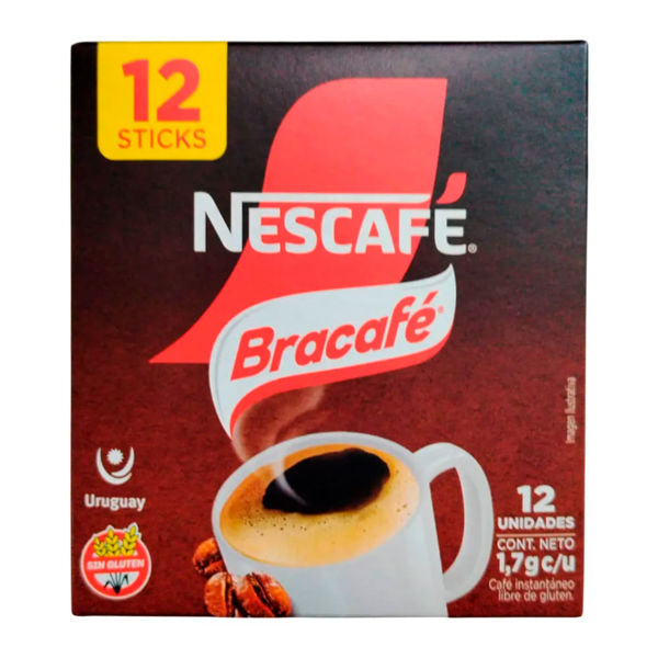Imagen de Cafe Instantaneo Bracafe x 12 Stick x 1,7 Gr.