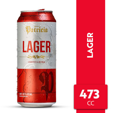 Imagen de Cerveza Patricia Lata 473 ml