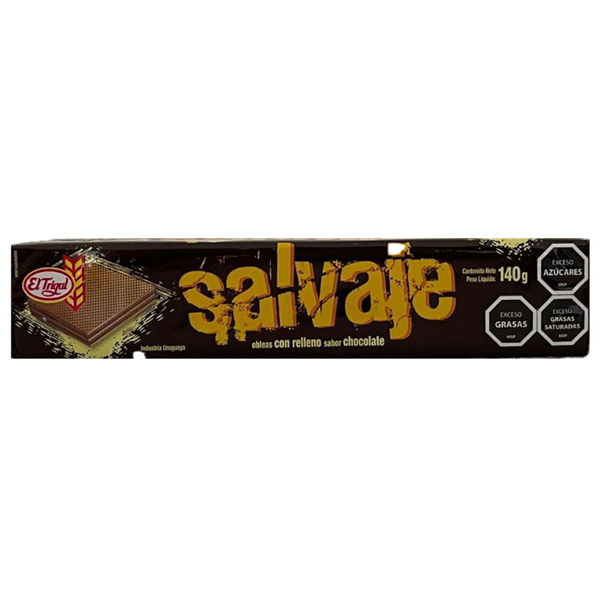 Imagen de Galletas El Trigal Obleas Salvaje Chocolate 140 gr