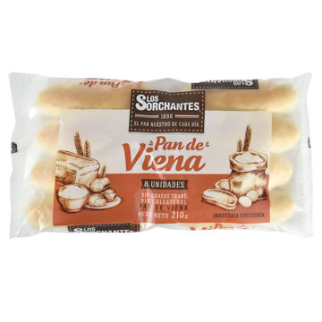 Imagen de Pan Viena Los Sorchantes X8 Un