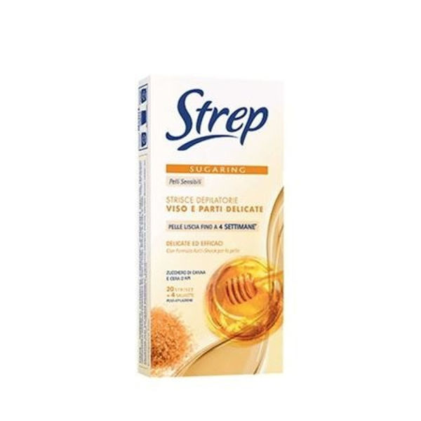 Imagen de Bandas Depilat.facial Strep x 20