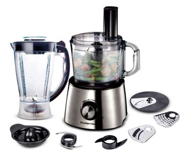 Imagen de Multi-procesadora Inox  9 Op,1000w,   Vaso 1,750 Lts.