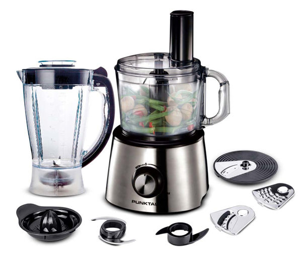 Imagen de Multi-procesadora Inox  9 Op,1000w,   Vaso 1,750 Lts.
