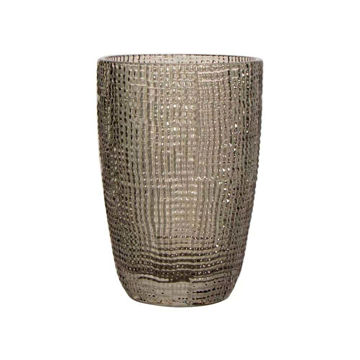 Imagen de Vaso Largo de Vidrio 420ml Gris Muselina