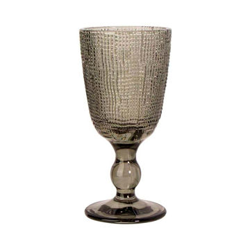 Imagen de Copa de Vino Vidrio 240ml Gris Muselina