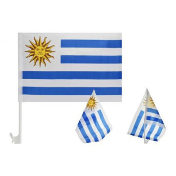 Imagen de Bandera Uruguay Para Auto