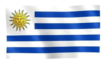 Imagen de Bandera Uruguay 90 Cm Poliester