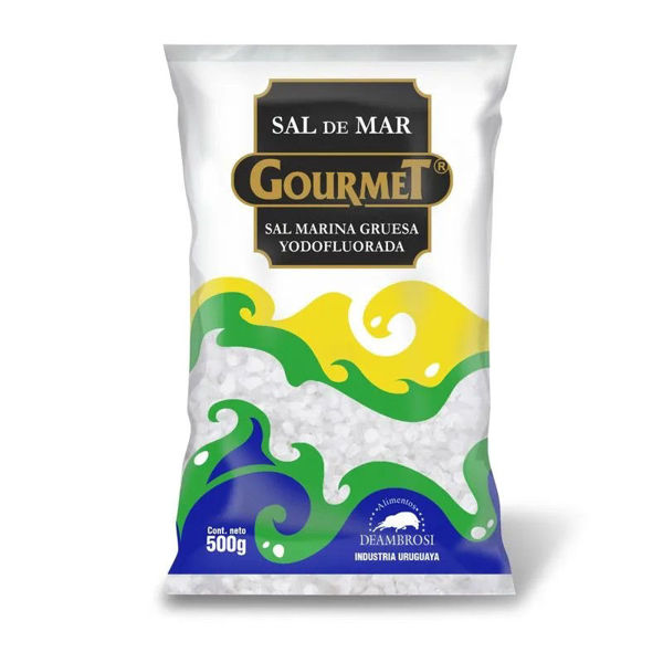 Imagen de Sal Gruesa Goumet Marina Yodofluorada 500 gr