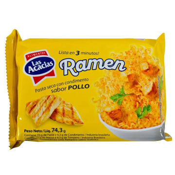 Imagen de Pasta Instantanea Las Acacias Sabor Pollo 74 gr