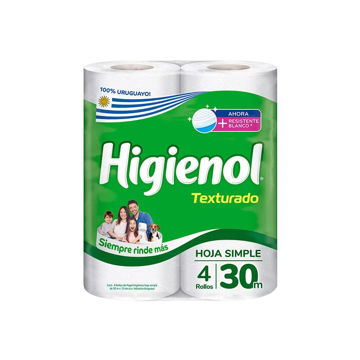 Imagen de Papel Higienico Higienol Texturado X4 30mt