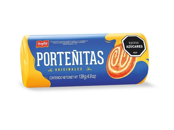 Imagen de Galletas Bagley Porteñitas 139 gr