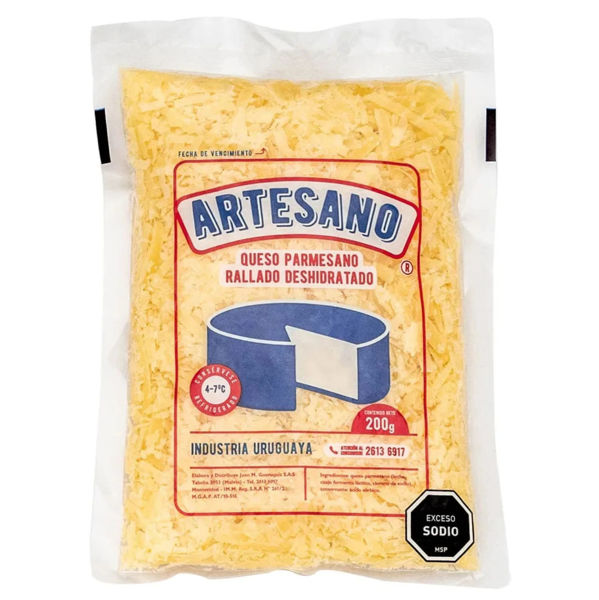 Imagen de Queso Rallado Artesano Grueso 200 gr