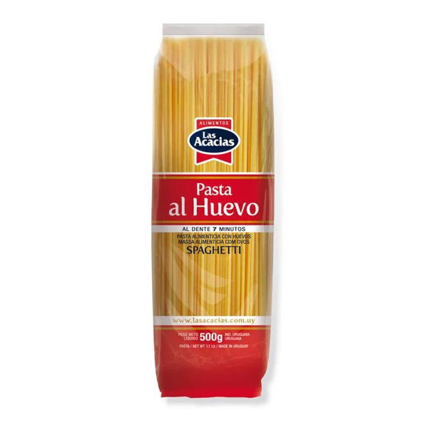 Imagen de Fideos Las Acacias Spaghetti Al Huevo 500 gr