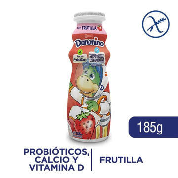 Imagen de Yogurt Danonino Frutilla Botella 185 gr