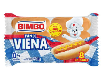Imagen de Pan de Viena Bimbo X8 Uidades