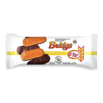 Imagen de Galletas El Trigal Bridge Bañadas En Chocolate 100 gr
