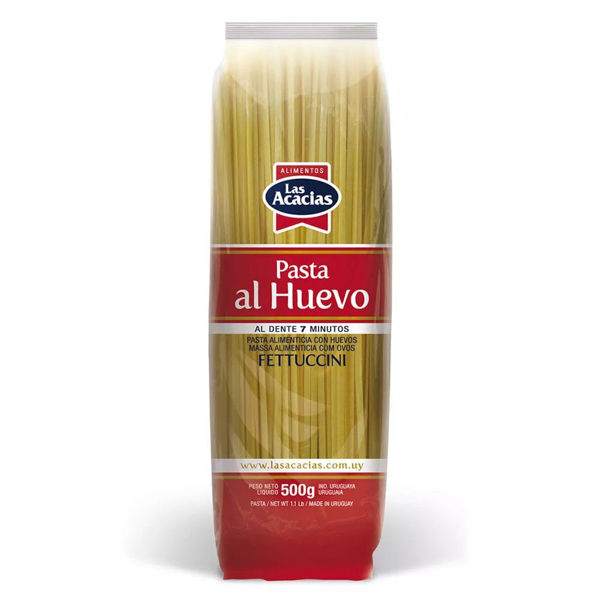 Imagen de Fideos Las Acacias Fetuccini Al Huevo 500g
