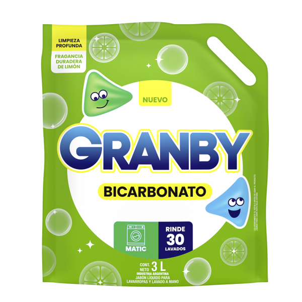 Imagen de Jabon Liquido Granby Limon 3 lt
