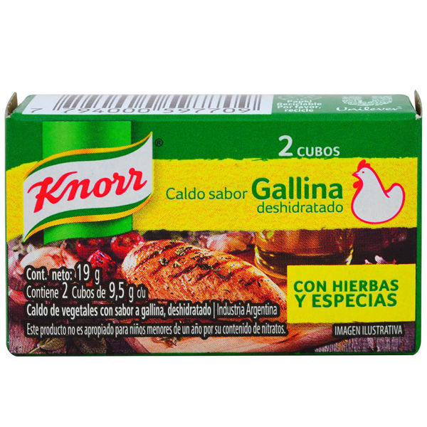 Imagen de Caldos Gallina Knorr 2 Cubos