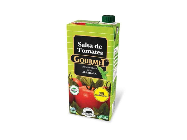Imagen de Pulpa Tomate Gourmet Concentrada con Albahaca 1k