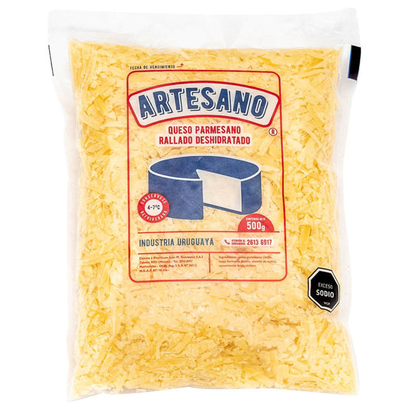 Imagen de Queso Rallado Artesano Grueso 500 gr