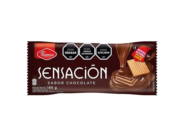 Imagen de Galletas Famosa Waffle Sensacion Chocolate 180 gr