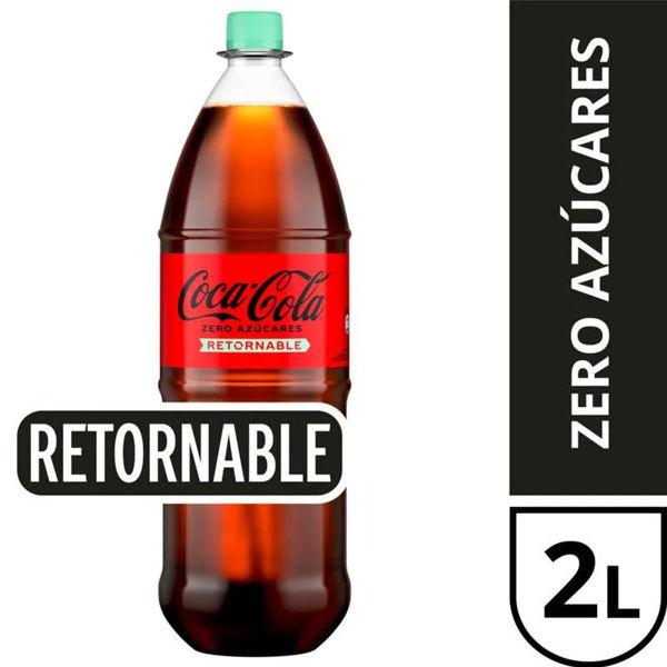Imagen de Refresco Coca Cola Zero Azucar Retornable 2 lt