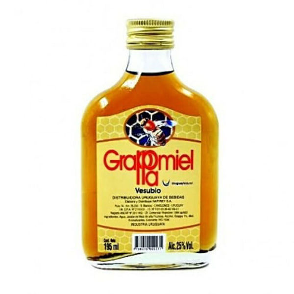 Imagen de Grappamiel Vesubio Petaca 195 ml