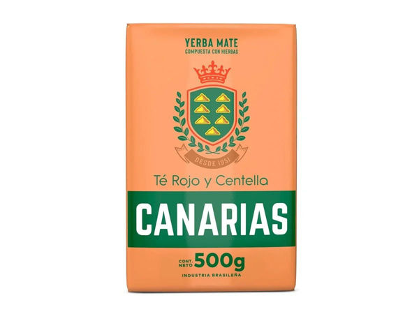 Imagen de Yerba Canarias Te Rojo y Centella 500g