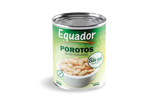 Imagen de Porotos Blancos sin Sal  Equador 350gr