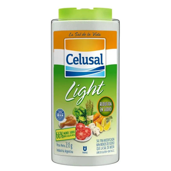 Imagen de Sal Fina Celusal Light Frasco Salero 235 gr