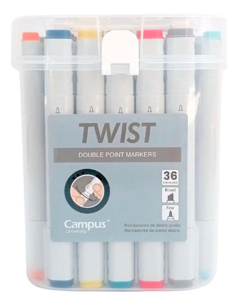 Imagen de Marcadores Campus Twist X36