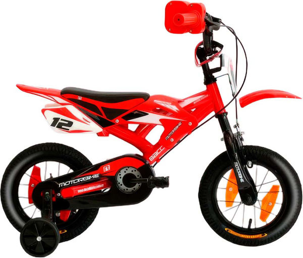 Imagen de Bicicleta 16" Moto Cross Rojo