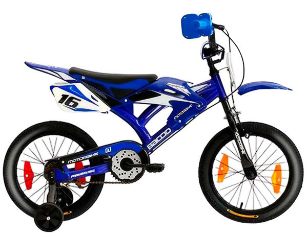 Imagen de Bicicleta 16" Moto Cross Azul