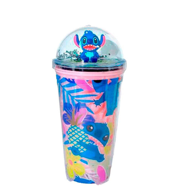 Imagen de Vaso con Sorbito y Tapa Stitck